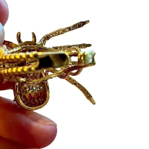 EYE CANDY LA Luxe 18K Goldplated Crawler Spider Adjustable Ring - NWT - Picture 9 of 11